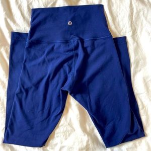 Lululemon purple wunder under leggings
